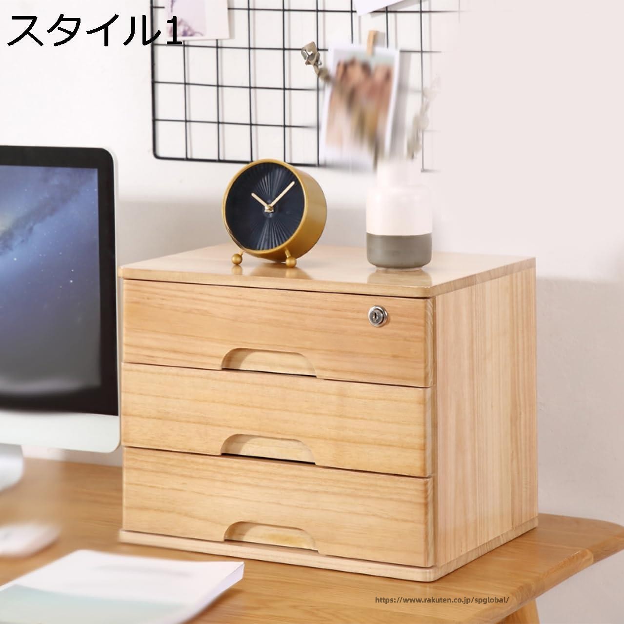 オフィス収納 引き出し付きボックス 木製チェスト 卓上整理 ミニタンス デスクオーガナイザー 小物入れ 書類整理 和風収納 コンコンパクトチェスト スタッキング可能 机上台 化粧品収納 多段ボックス 雑貨整理 省スペース 和モダン ワークスペース整理 リビング収納 学習机｜G＆Mグローバルマーケット