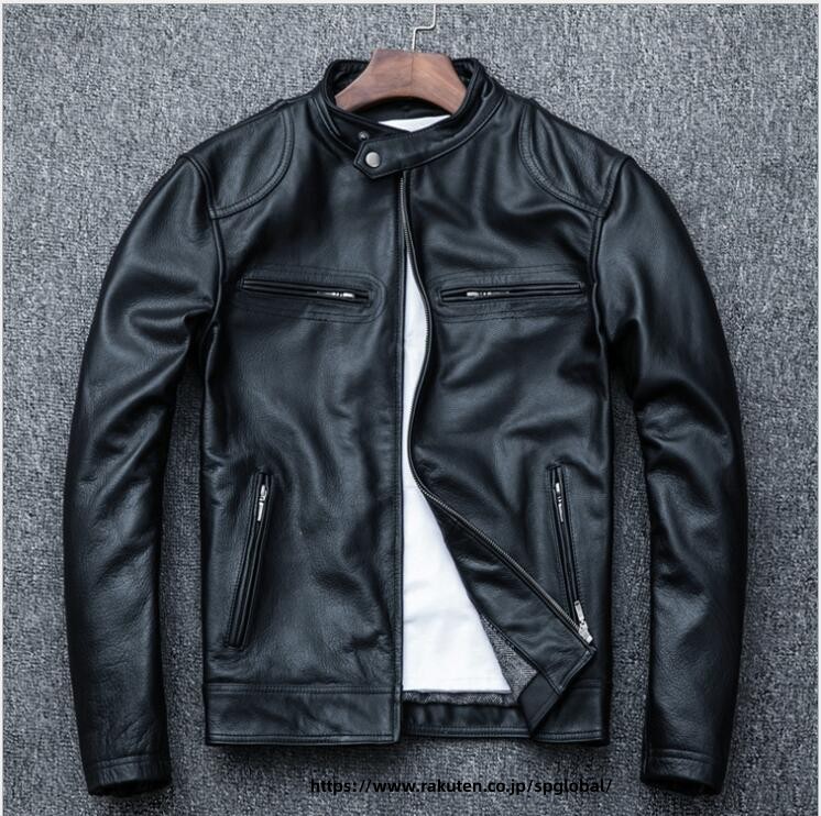 高級牛革バイクジャケットメンズライダース革ジャンバイクウェア上品防風耐久快適Sから4XLサイズ対応スタイリッシュ本格派｜G＆Mグローバルマーケット