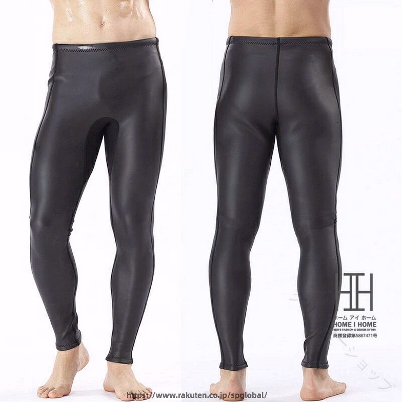 ウェットパンツ ロングパンツ 2mm スキン ウェットスーツ メンズ 長ズボン ストレッチ スムーススキン サーフィン SUP ダイビング シュノーケリング 伸縮性 撥水性 耐久性 保温性 クラゲ|G&Mグローバルマーケット
