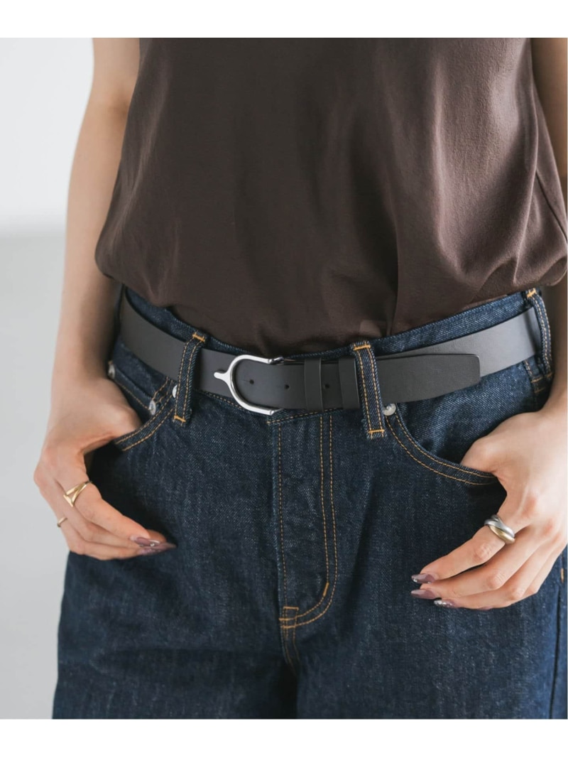 楽天市場】【LEFIJE/レフィージェ】カウレザーベルト Rouge vif la cle