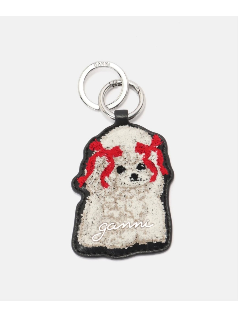 GANNI / ガニー Dog Bow Keyring U by SPICK\u0026SPAN ユーバイスピックアンドスパン 財布・ポーチ・ケース その他の財布・ポーチ・ケース ブラック【送料無料】[ Fashion]
