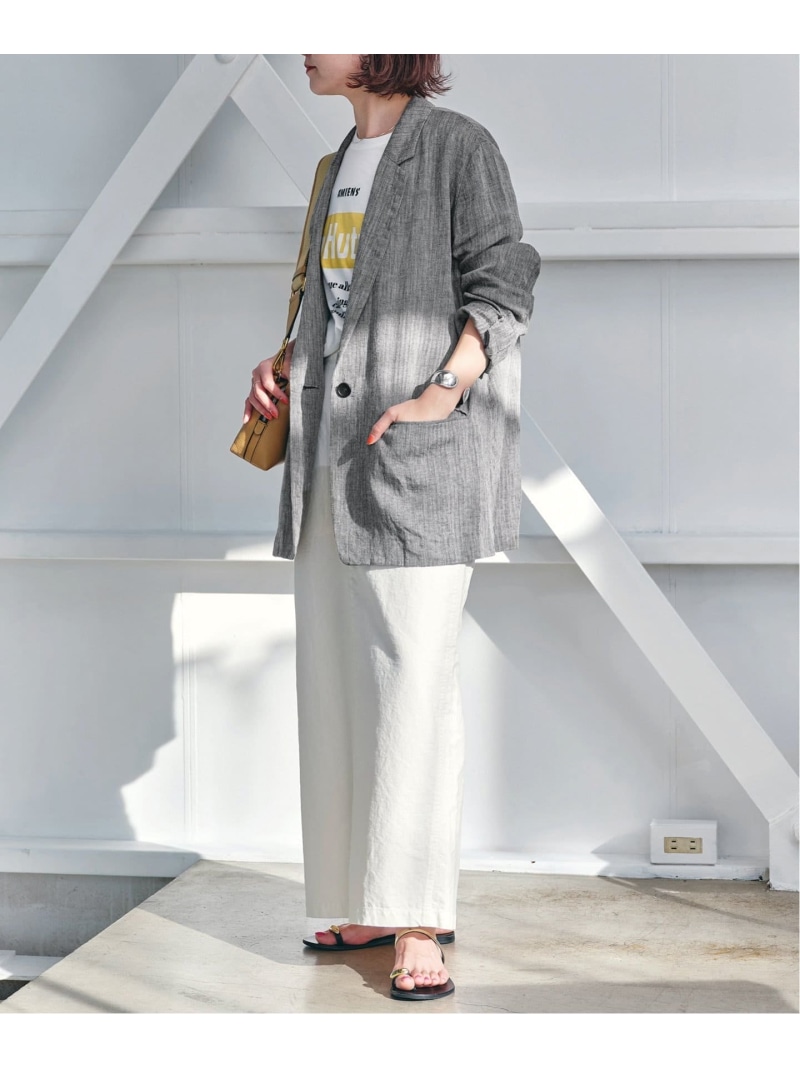 Spick&Span＊リネンエアリージャケット Spick and Span リネンエアリージャケット 人気 商品 通販