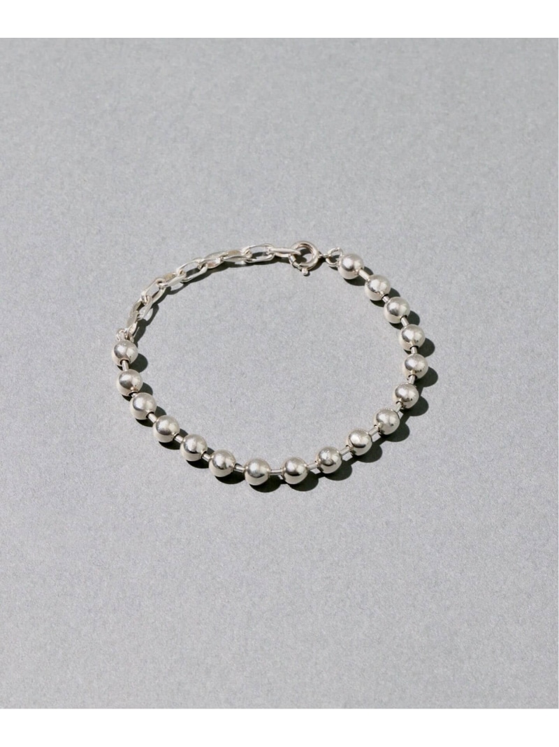 《予約》【SAMH by LILAS】ボールチェーン17cmブレスレット SV Lilas スピックアンドスパン アクセサリー・腕時計 ブレスレット・バングル シルバー【先行予約】*【送料無料】[ Fashion]
