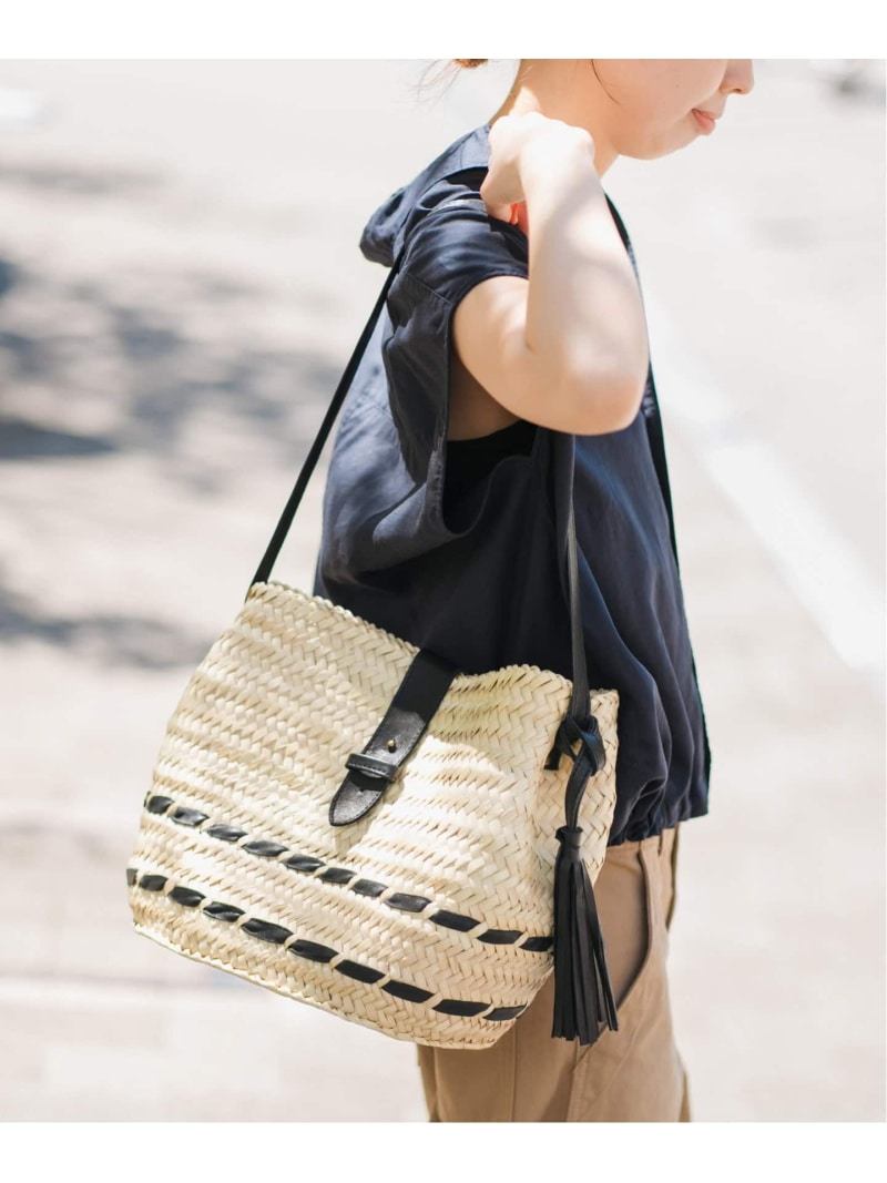 MAISON N.H PARIS サークルバッグ　ミディアム　カゴバッグ 楽天市場】【送料無料・正規品】MAISON N.H PARIS CERCLE BAG M