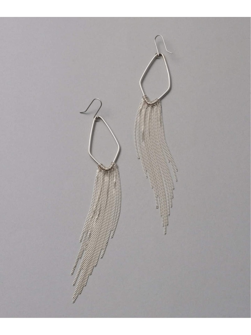 【SAMH by LILAS】 キヘイチェーンフリンジピアス SV(両耳) Lilas スピックアンドスパン アクセサリー・腕時計 ピアス シルバー【送料無料】[ Fashion]｜Spick＆Span