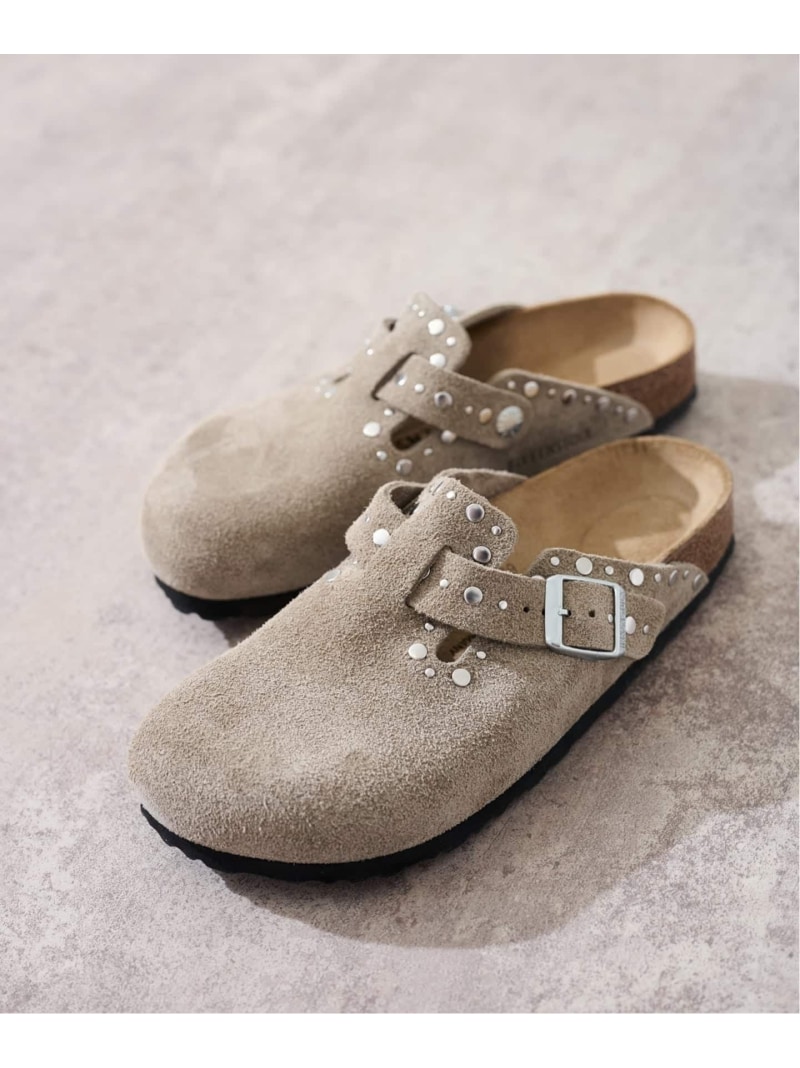 BIRKENSTOCK/ビルケンシュトック BOSTON RIVET FRAMeWORK フレームワーク シューズ・靴 スリッポン ベージュ【送料無料】[ Fashion]｜Spick＆Span