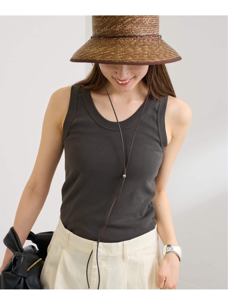 ≪追加≫GICIPI/ジチピ VANADIO 2 FRAMeWORK フレームワーク トップス ノースリーブ・タンクトップ グレー ホワイト ブラウン ベージュ ブラック【送料無料】[ Fashion]