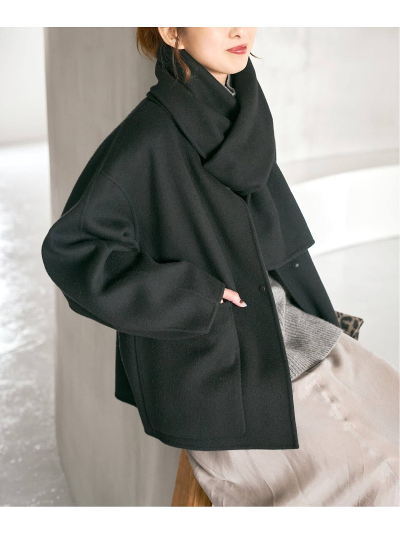 楽天市場】【SALE／50%OFF】ダブルモッサリバーフーディーガウンコート