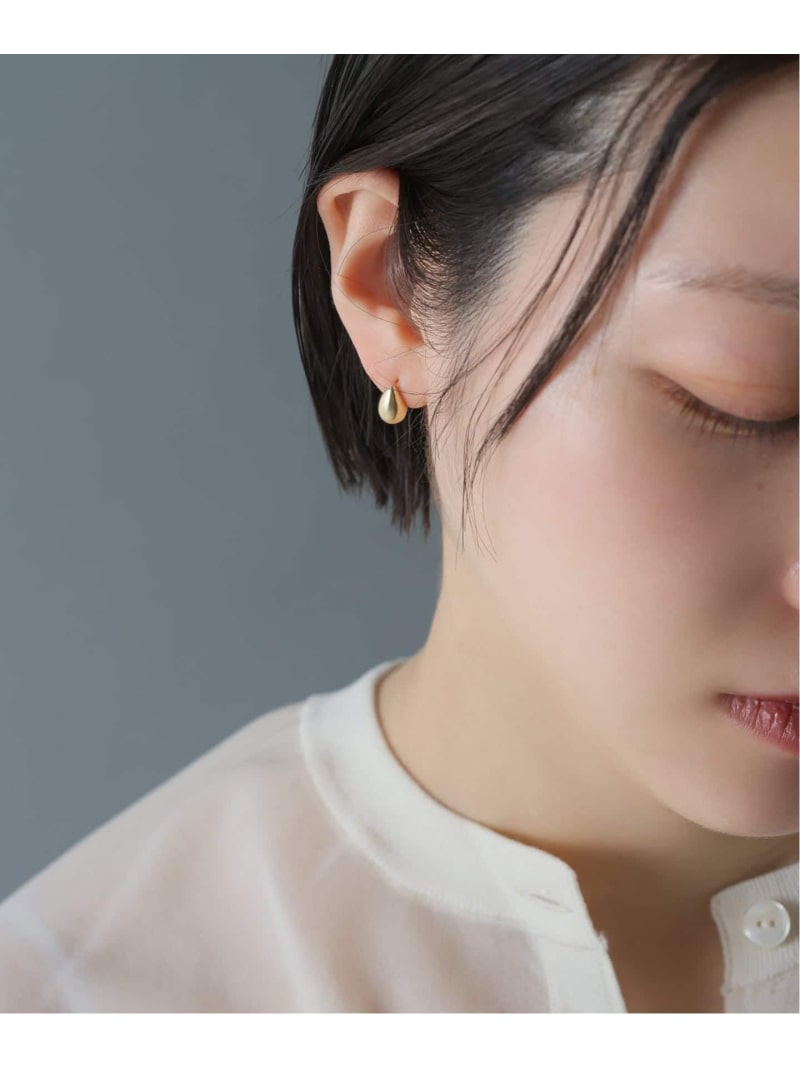 《WEB限定予約》【SAMH by LILAS】ドロップピアスK18GP(両耳) Lilas スピックアンドスパン アクセサリー・腕時計 ピアス ゴールド【先行予約】*【送料無料】[ Fashion]