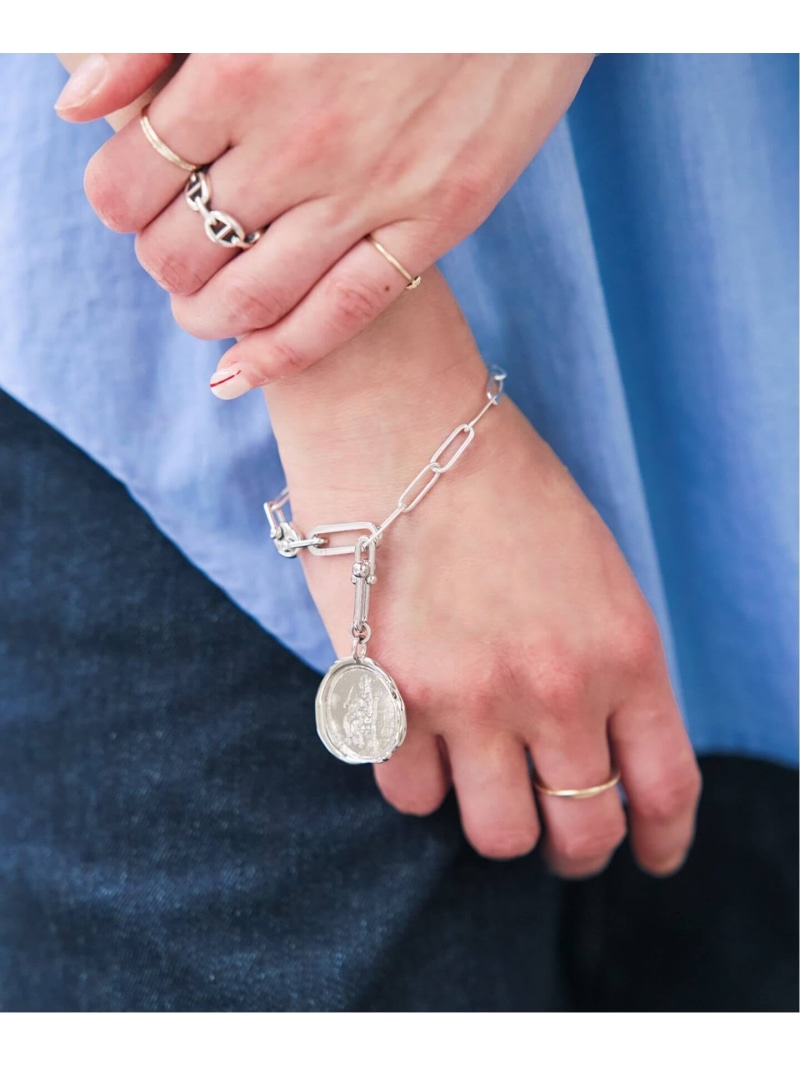《別注》EO for SS コイン チェーンブレス Spick & Span スピックアンドスパン アクセサリー・腕時計 ブレスレット・バングル シルバー【送料無料】[ Fashion]｜Spick＆Span