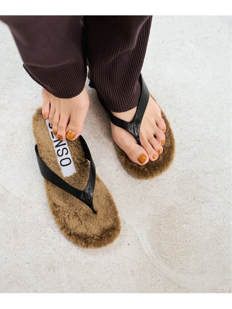 SENSO / センソ BABETTE ファートングサンダル FRAMeWORK フレームワーク シューズ・靴 サンダル ブラウン【送料無料】[ Fashion]｜Spick＆Span
