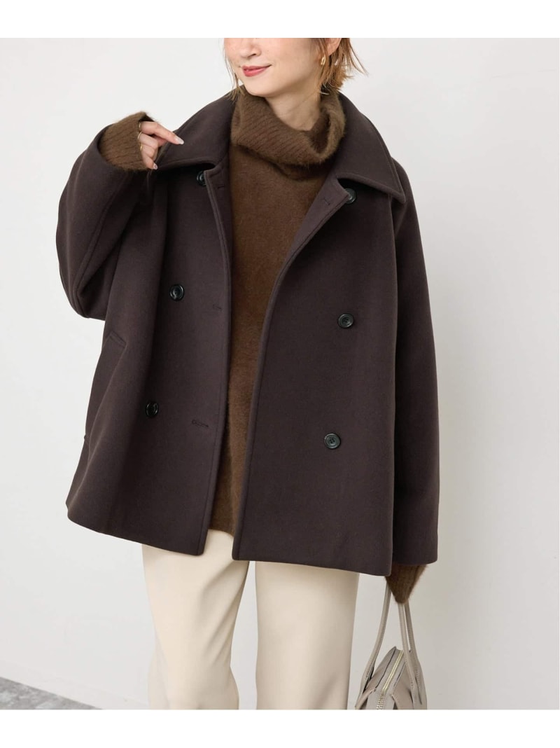 楽天市場】【SALE／50%OFF】ダブルモッサリバーフーディーガウンコート