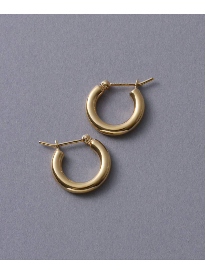 《WEB限定》【SAMH by LILAS】フープピアスK18GP(両耳) Lilas スピックアンドスパン アクセサリー・腕時計 ピアス ゴールド【送料無料】[ Fashion]｜Spick＆Span