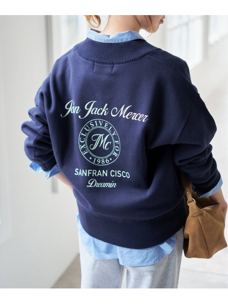 J.J.Mercer / ジェイジェイマーサー 別注Vのど首ティーシャツ Spick \u0026 Span スピックアンドスパン トップス 編み物 米国海軍 白いこと【貨物輸送無料】[ Fashion] ニット・セーター-セーター-レディースファッション
