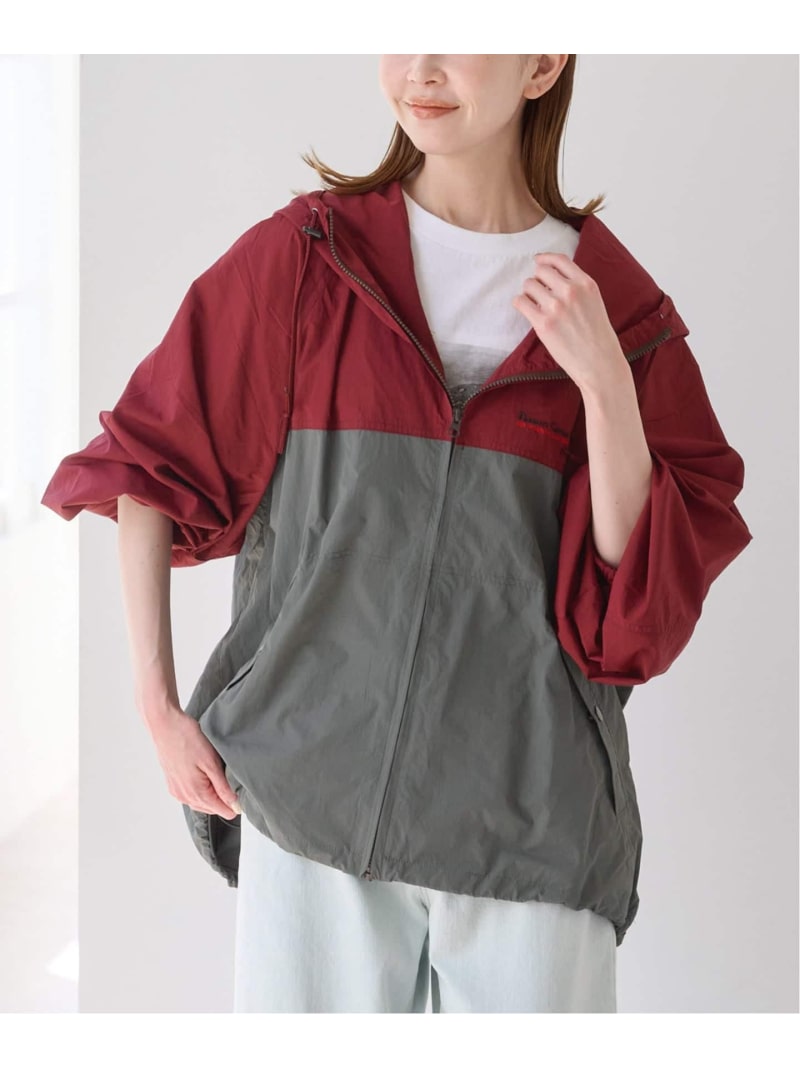 PARROTT CANVAS/パロットキャンバス PC Nylon Blouson U by SPICK&SPAN ユーバイスピックアンドスパン ジャケット・アウター ブルゾン・ジャンパー ワインレッド【送料無料】[ Fashion]