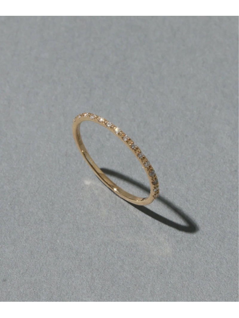 ダイヤハーフエタニティーリング K18 Lilas スピックアンドスパン アクセサリー・腕時計 リング・指輪 ゴールド【送料無料】[ Fashion]