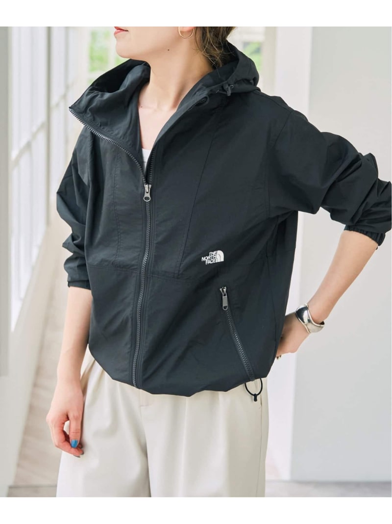 《撥水 / 加えること》THE NORTH FACE/ザノースフェイス Compact jacket Spick \u0026 Span スピックアンドスパン ジャケット・アウター ナイロン上衣 黒いこと 白いこと【貨物輸送無料】[ Fashion]