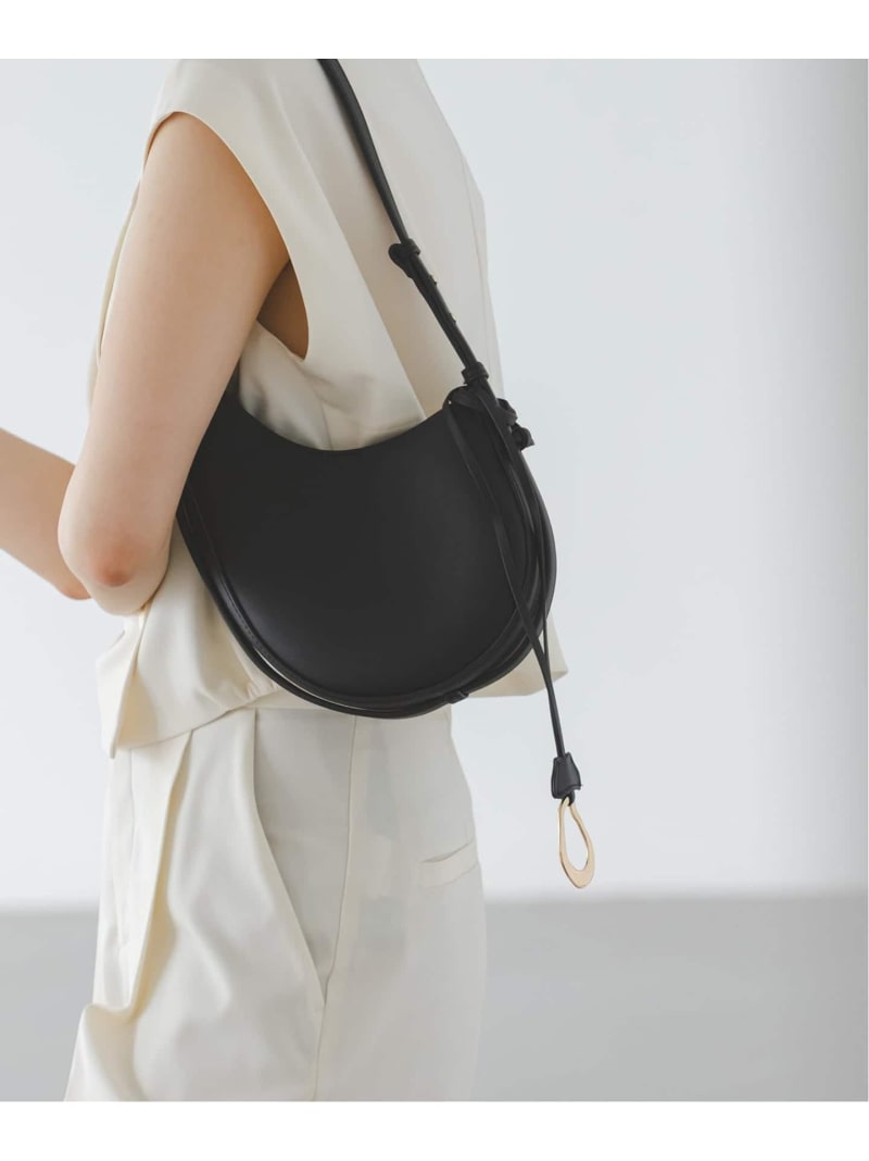 LE VERNIS/ルベル二 Poire mini shoulder NOBLE 否ブル 御徒面子 ショルダーバッグ ベージュ 黒いこと【貨物輸送無料】[ Fashion]
