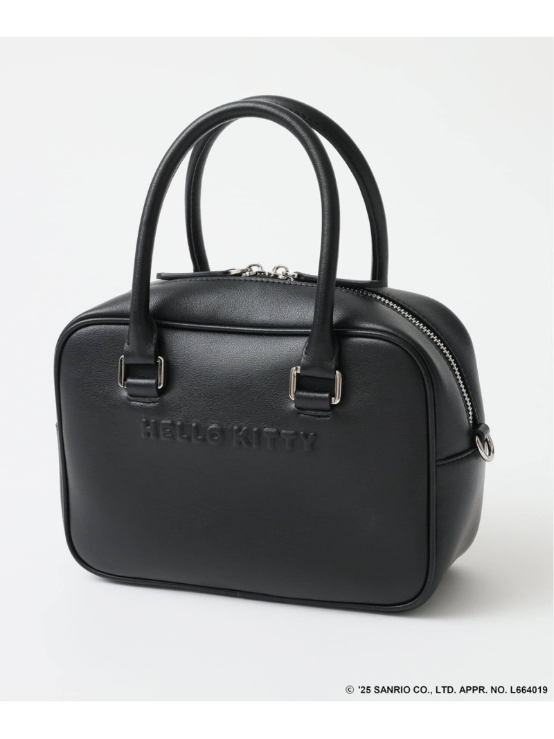 《追加》HELLO KITTY S&S HASHIBAMI ミニボストンバッグ Spick & Span スピックアンドスパン バッグ ボストンバッグ ブラック ブラウン【送料無料】[ Fashion]