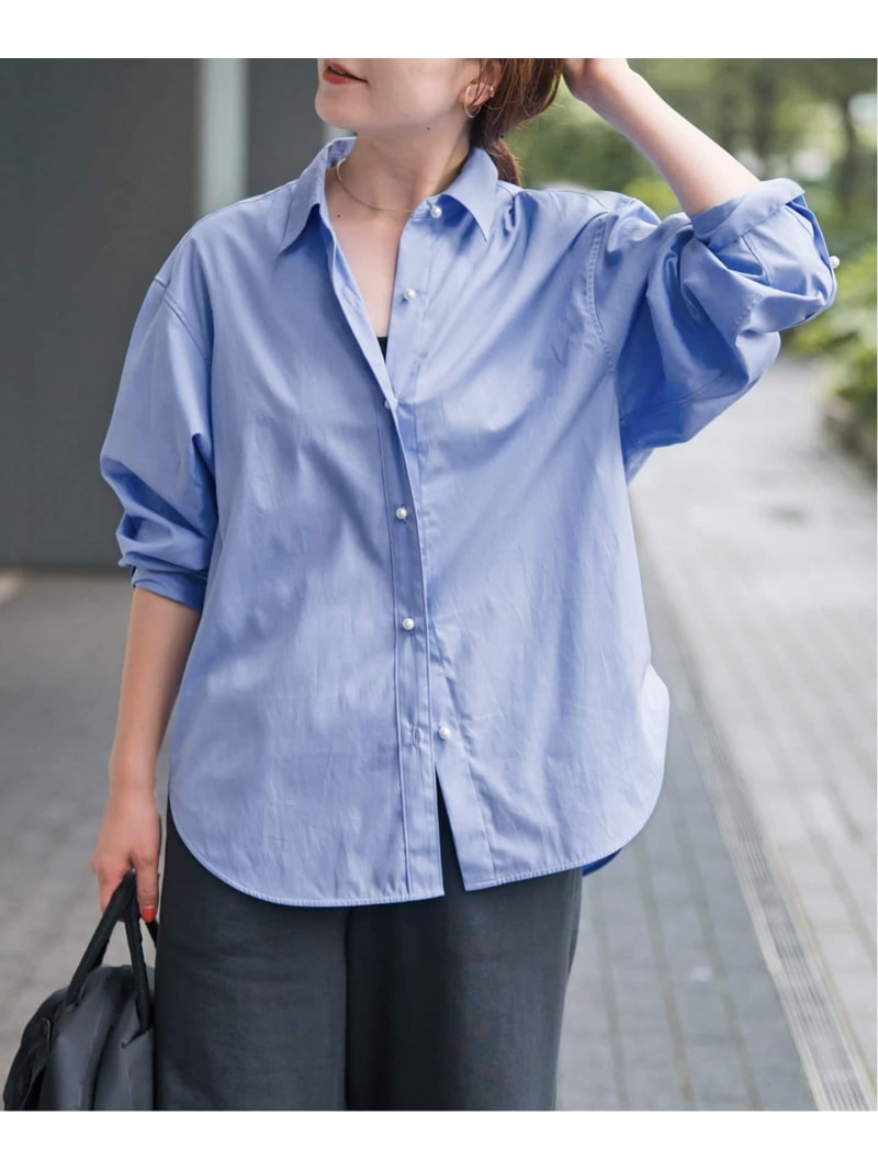 スコットクラブ購入 パールボタン ロングシャツ Spick & Span（スピックアンドスパン）の「≪追加≫オックス