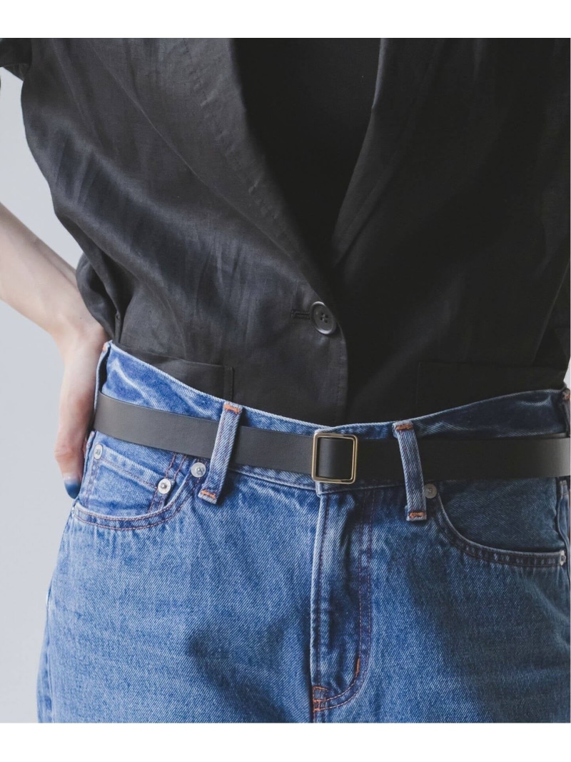 楽天市場】【LEFIJE/レフィージェ】カウレザーベルト Rouge vif la cle