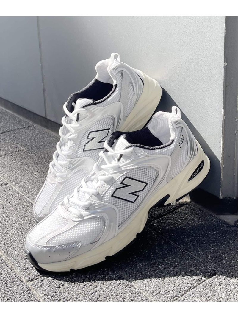 NEW BALANCE / ニュー平衡にする 530 Spick \u0026 Span スピックアンドスパン シューズ・靴 スニーカー 白いこと しろがね色【貨物輸送無料】[ Fashion]