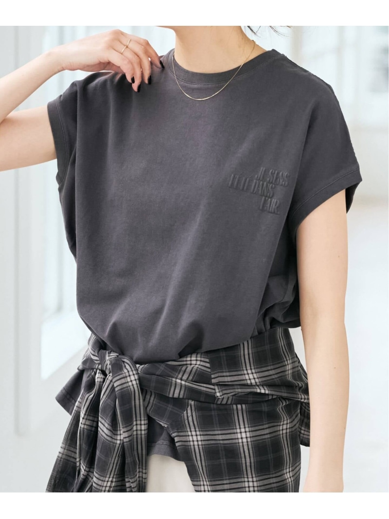 《予約》upper hights/アッパーハイツ 別注BIG NO SLEEVE TEE* Spick & Span スピックアンドスパン トップス カットソー・Tシャツ ベージュ カーキグリーン ブラック ホワイト【先行予約】*【送料無料】[ Fashion]