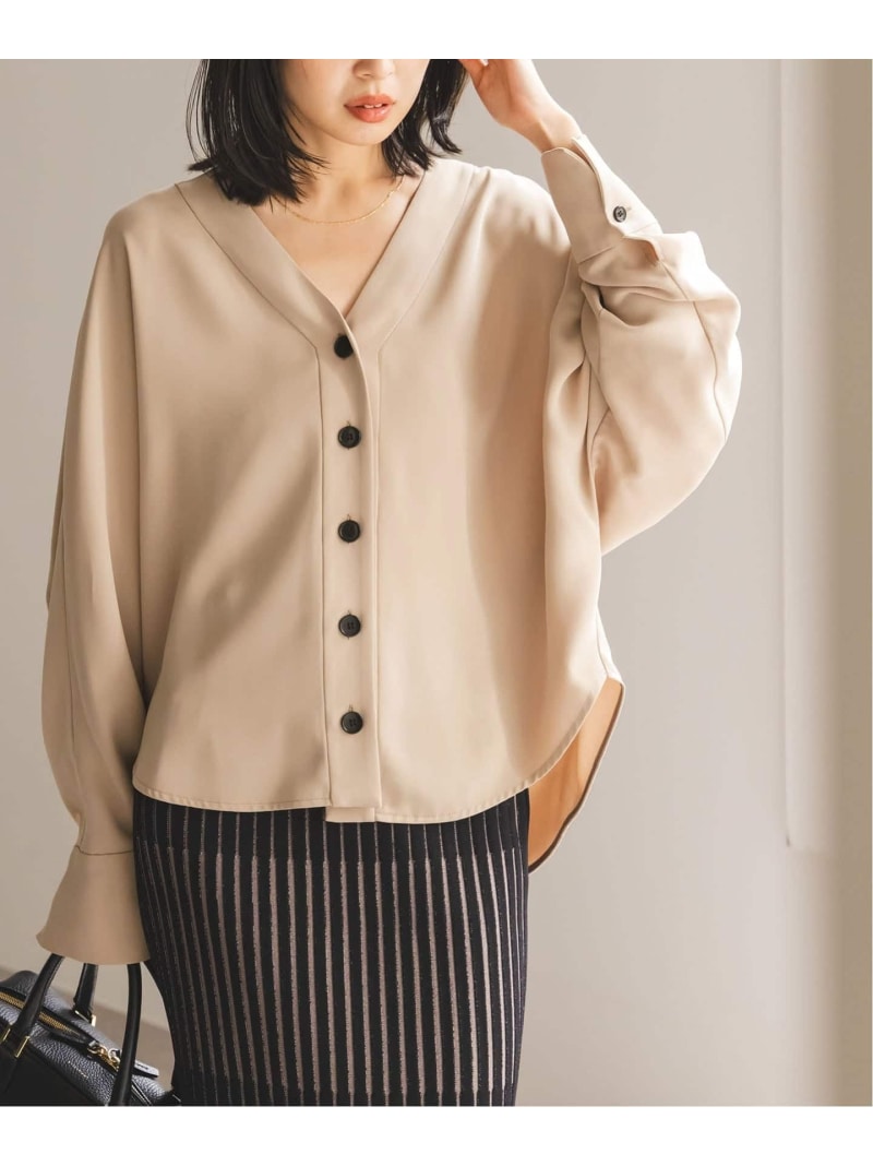 楽天市場】【SALE／20%OFF】Vカラージレブラウス NOBLE ノーブル