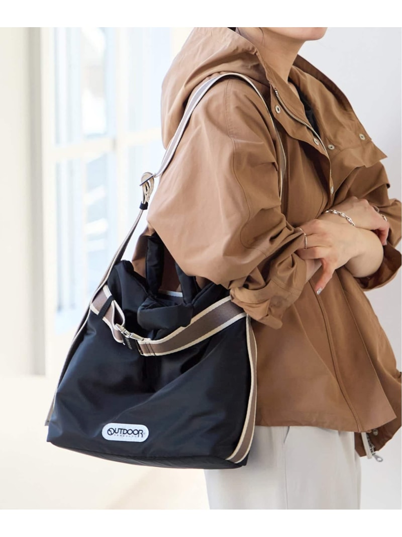 【OUTDOOR / アウトドア】別注 Puilting 2way Tote M U by SPICK\u0026SPAN ユーバイスピックアンドスパン 御徒面子 トートバッグ 黒いこと【貨物輸送無料】[ Fashion]