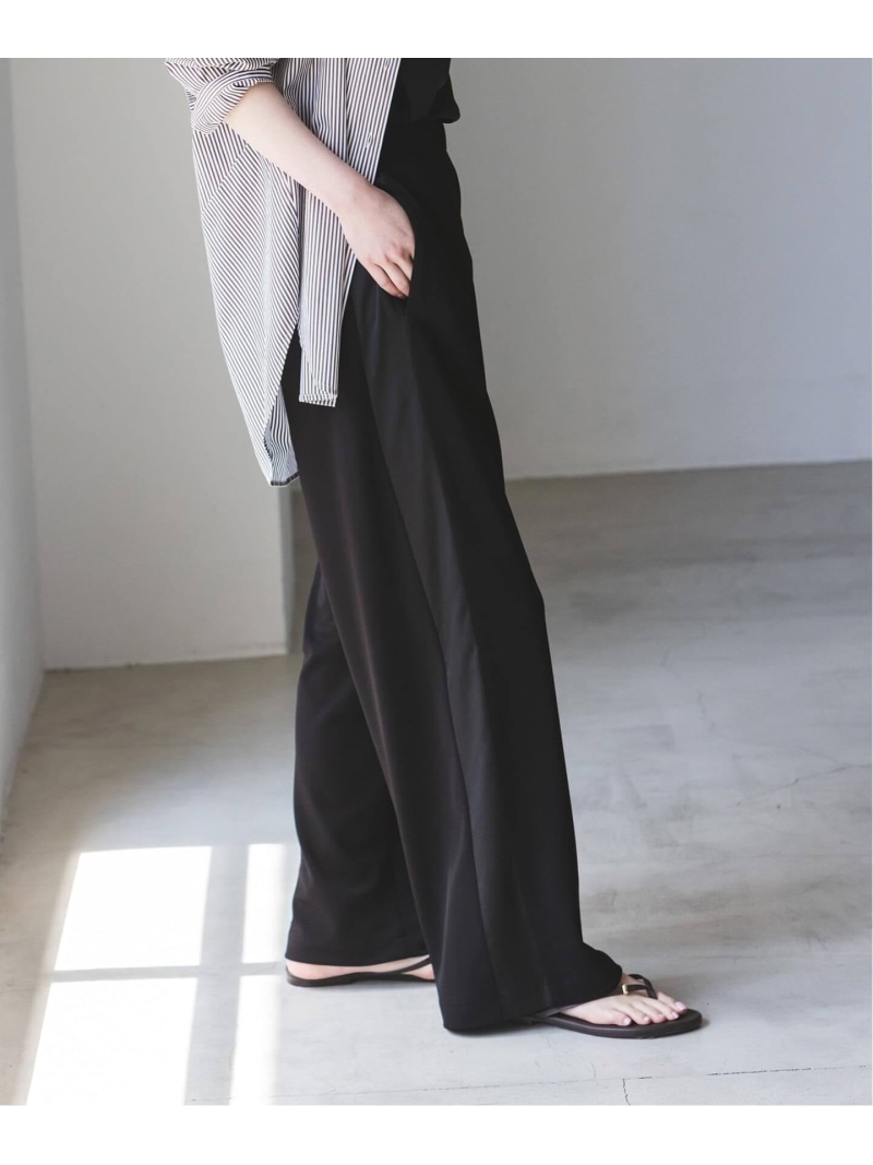 【SALE／30%OFF】ジャージーサテンサイドラインパンツ NOBLE ノーブル パンツ スラックス・ドレスパンツ ブラウン ブラック【RBA_E】【送料無料】[ Fashion]｜Spick＆Span