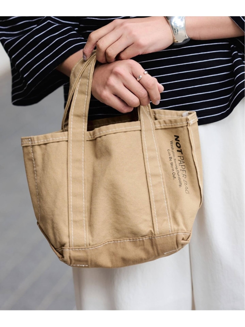 SEUVAS/ソウバス 別注NOT PAPER バッグ S FRAMeWORK フレームワーク バッグ トートバッグ ベージュ【送料無料】[ Fashion]