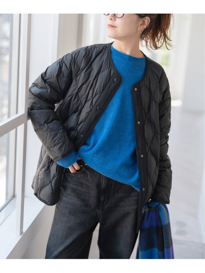 《追加》TAION / タイオン *Spick別注キルティングブルゾン Spick & Span スピックアンドスパン ジャケット・アウター ダウンジャケット・ダウンベスト ベージュ ブラウン ブラック【送料無料】[ Fashion]