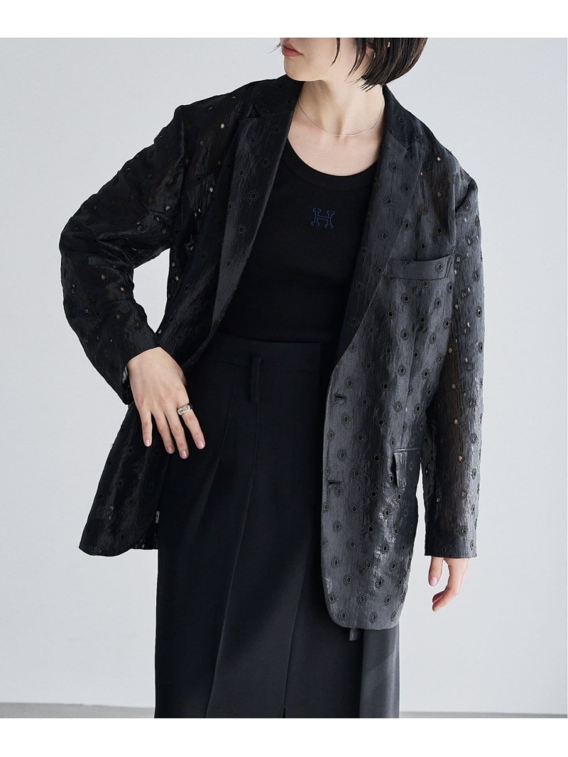 Spick & Span リネンヘリンボーンVカラージャケット　38 楽天市場】リネンヘリンボーン Vカラージャケット Spick & Span