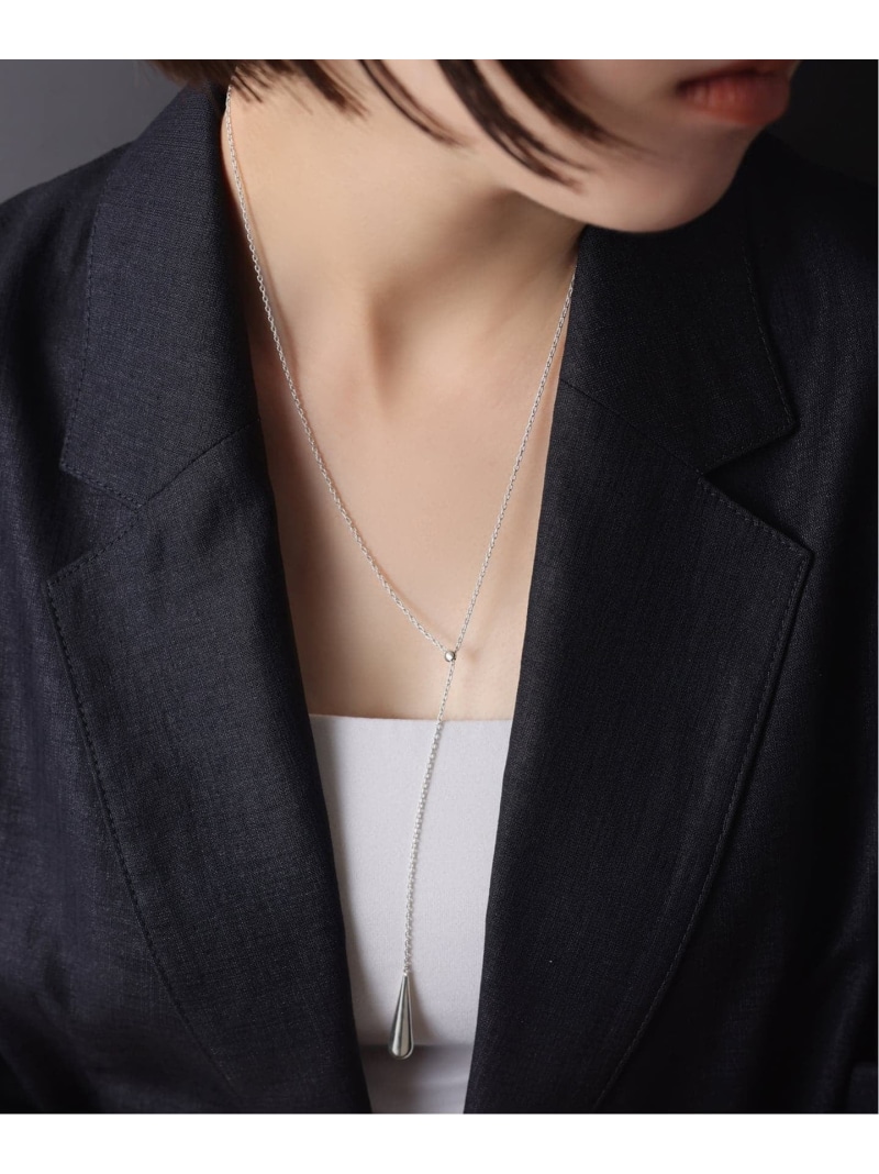 《予約》【SAMH by LILAS】PUFFドロップYネックレス SV Lilas スピックアンドスパン アクセサリー・腕時計 ネックレス シルバー【先行予約】*【送料無料】[ Fashion]
