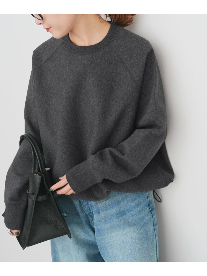 《新色有り / 追加》ダンボールヘムギャザープルオーバー Spick & Span スピックアンドスパン トップス カットソー・Tシャツ グレー ベージュ【送料無料】[ Fashion]