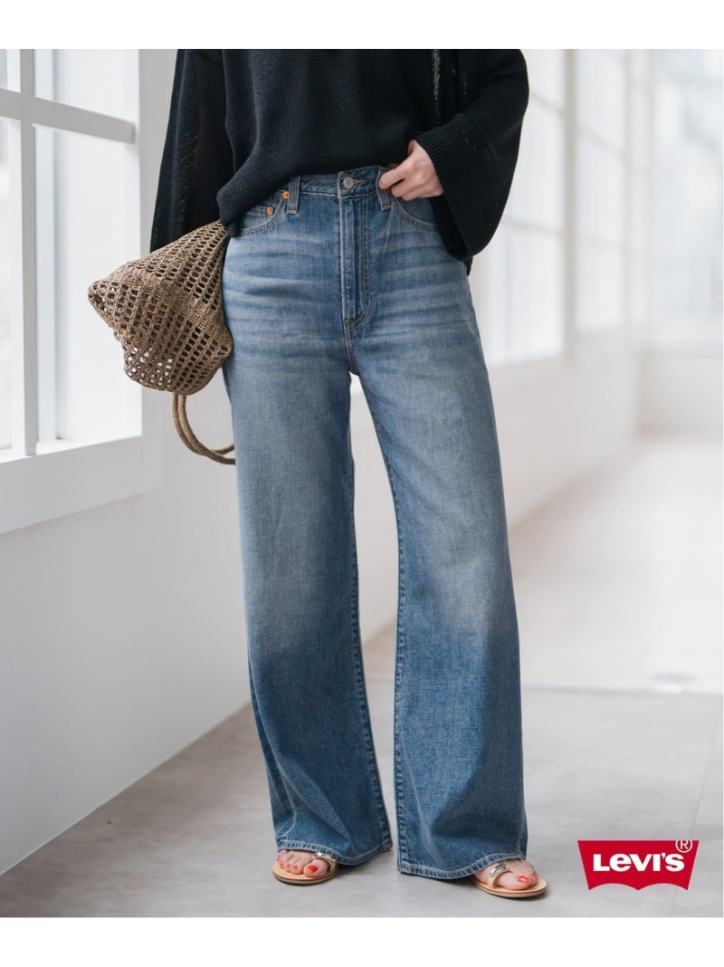 新品タグ付き Spick&Span×LEVI’S デニム 23‪‪❤︎‬ Spick and Span 別注リーバイス ワイドデニム サイズ23｜Yahoo