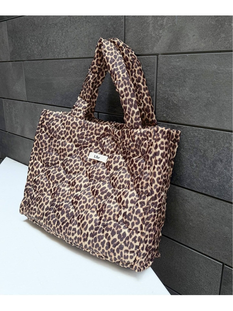 《構成要素バス発着場+WEB押さえる / 取っておく》Uhr / ウーア Quilting bag Spick \u0026 Span スピックアンドスパン 御徒面子 トートバッグ 赤銅色【此れから取っておく】*【貨物輸送無料】[ Fashion]