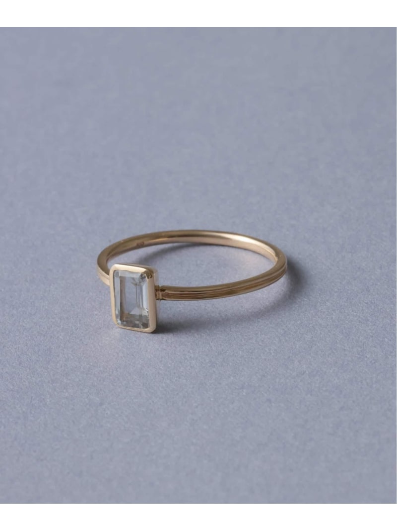 ホワイトトパーズバケットリング K10 Lilas スピックアンドスパン アクセサリー・腕時計 リング・指輪 ゴールド【送料無料】[ Fashion]