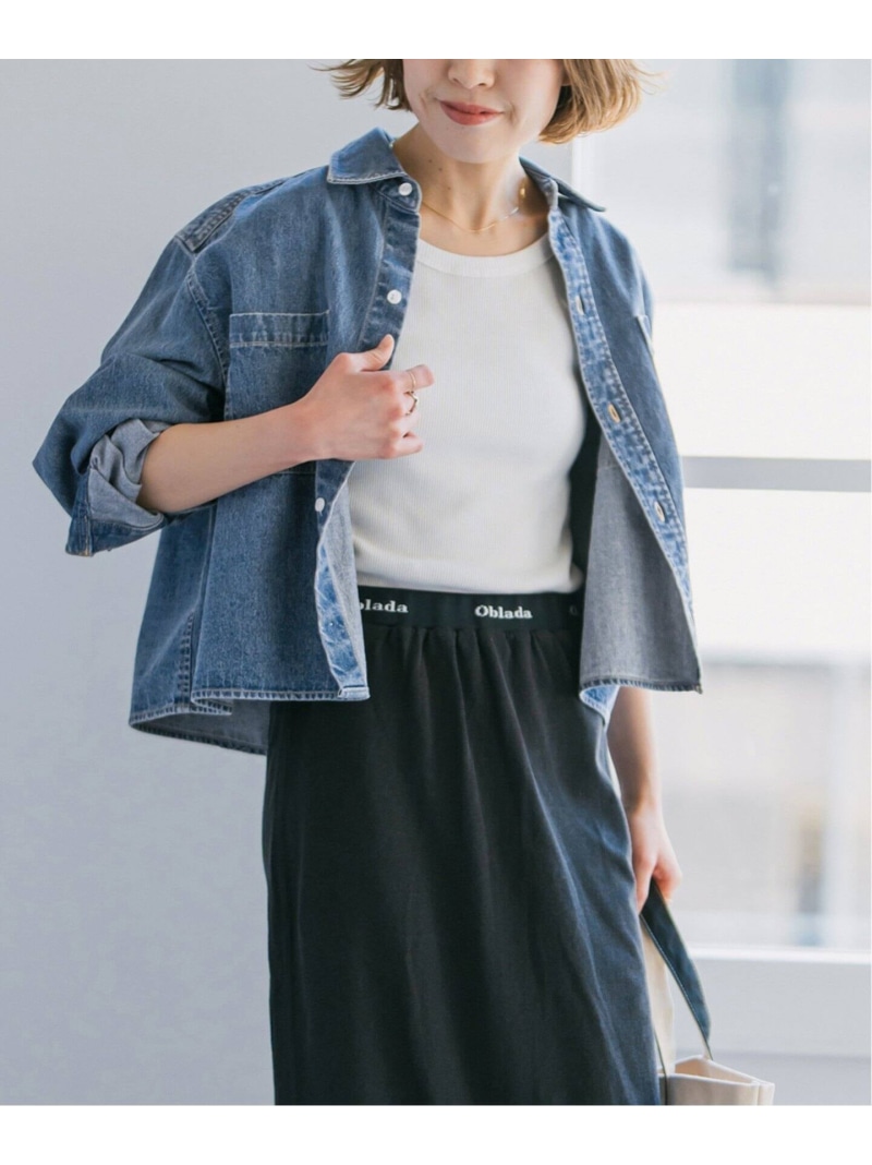 Spick & Span ショートデニムシャツ☺︎ 楽天市場】【SALE／30%OFF】《追加3》ショートデニムシャツ