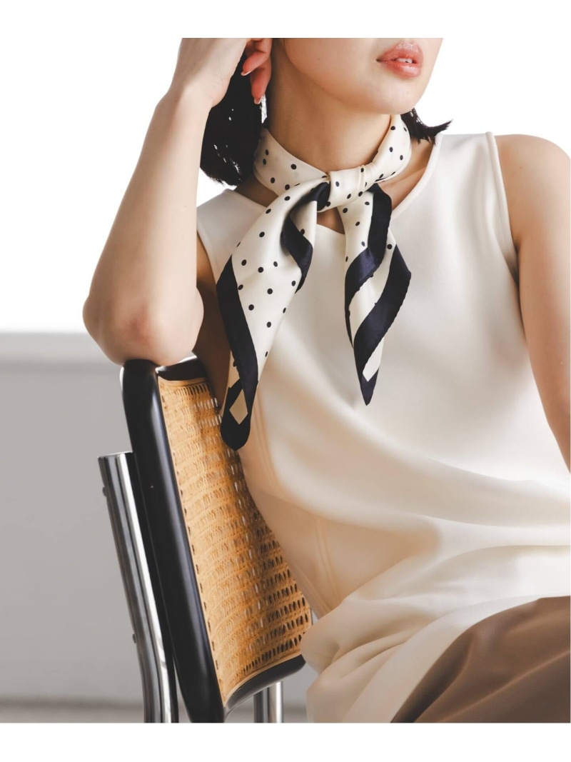 《予約》BY MALENE BIRGER/バイマレーネビルガー POULA NOBLE ノーブル ファッション雑貨 スカーフ・バンダナ ブラック【先行予約】*【送料無料】[ Fashion]