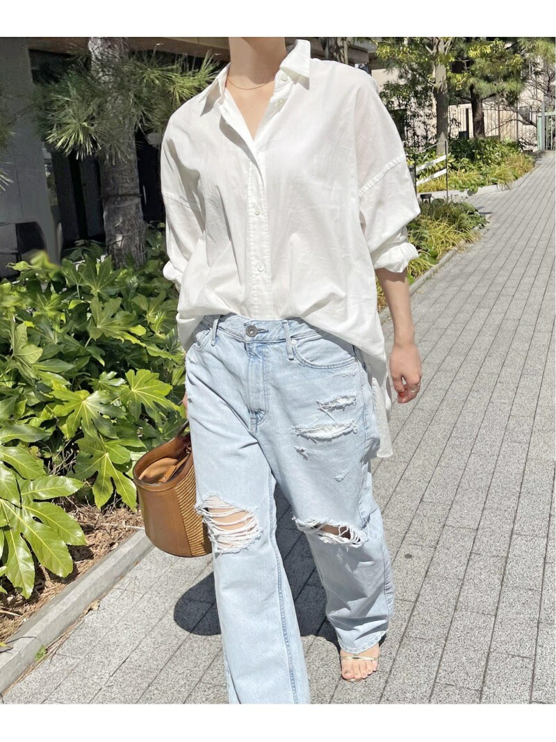 ≪予約≫シアーツイルビッグシャツ Spick Span シャツ ベージュ ブラウス スピックアンドスパン Fashion