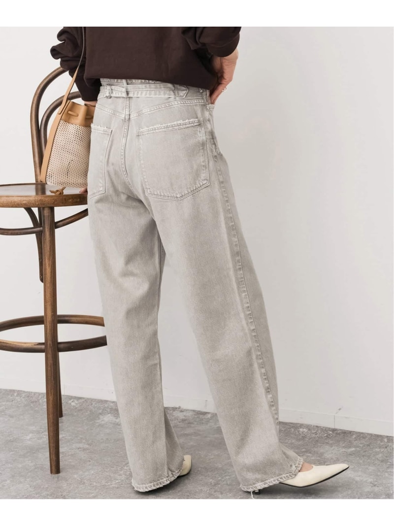 《別注カラーあり》upper hights/アッパーハイツ THE OLIVIA* Spick & Span スピックアンドスパン パンツ ジーンズ・デニムパンツ ネイビー ベージュ【送料無料】[ Fashion]