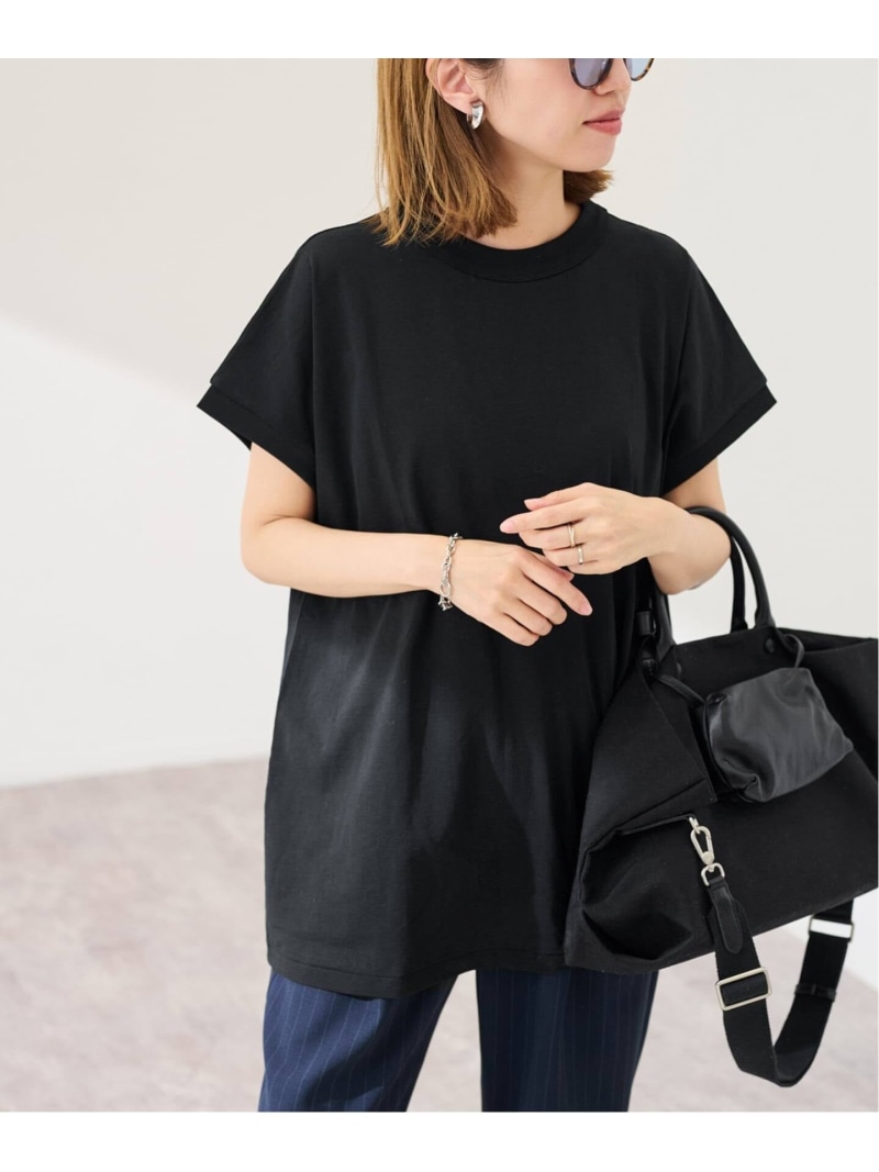 ATON/エイトン DRYCOTTON JERSEY OVERSIZED ティーシャツ FRAMeWORK ひな形細工物 トップス カットソー・プルオーバー 米国海軍 黒いこと 白いこと【貨物輸送無料】[ Fashion]