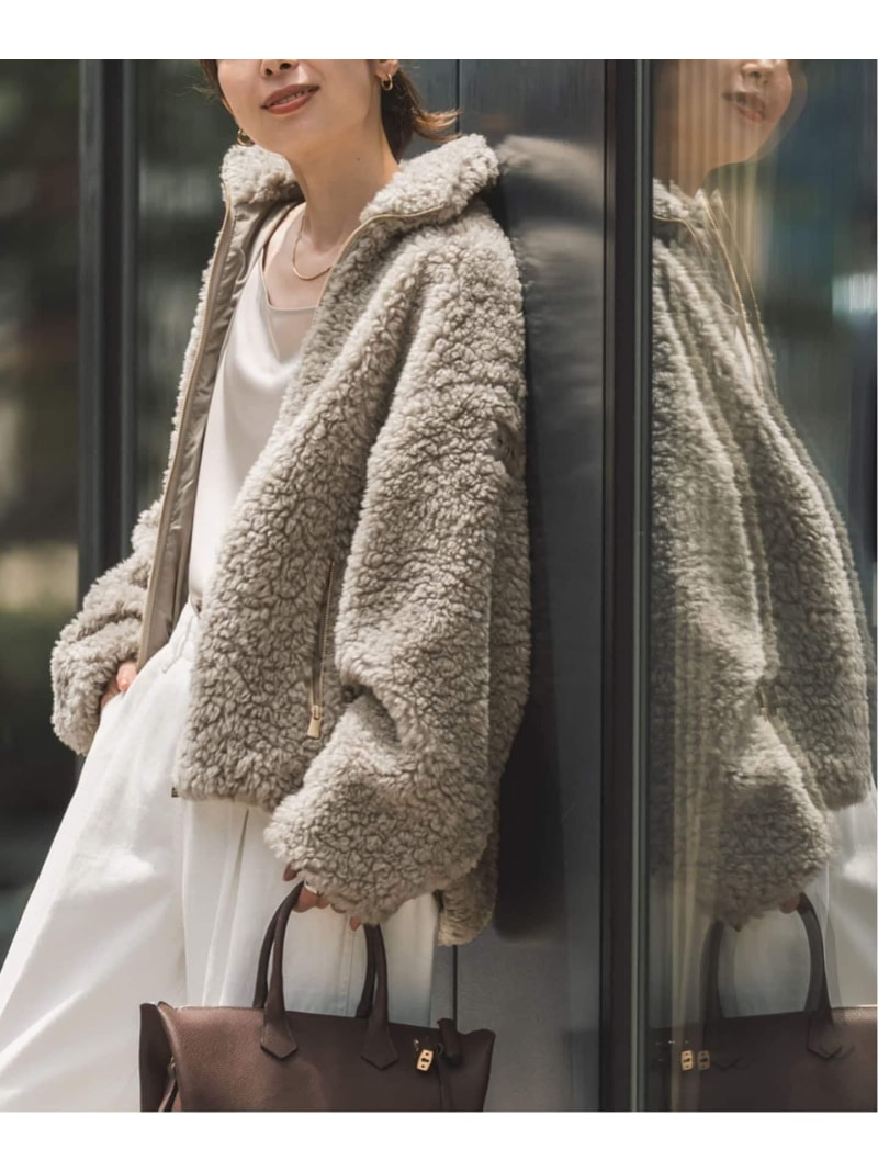 《追加予約・別注カラー&新色あり》TATRAS/タトラス LUELA(ルエラ) NOBLE ノーブル ジャケット・アウター ブルゾン・ジャンパー グレー ホワイト【先行予約】*【送料無料】[ Fashion]｜Spick＆Span