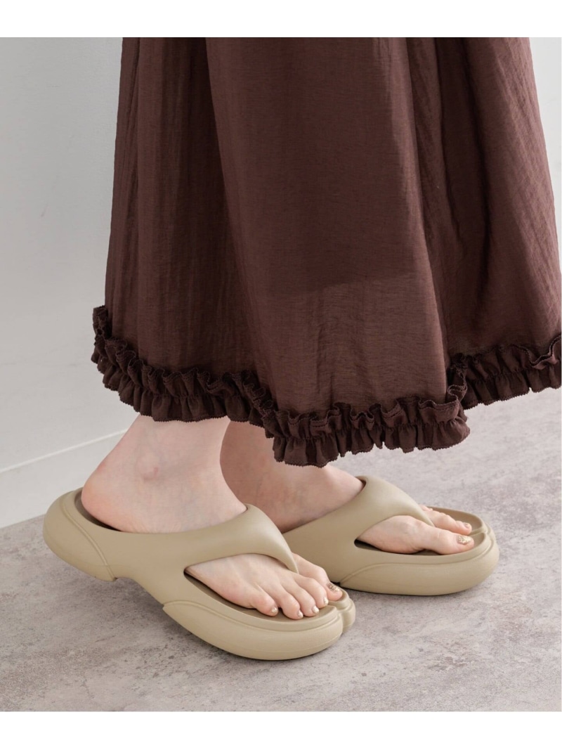 《予約》PAES/ぺイズ New Flip Flop Basic Line U by SPICK&SPAN ユーバイスピックアンドスパン シューズ・靴 サンダル ベージュ【先行予約】*【送料無料】[ Fashion]