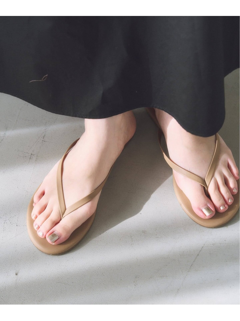 TKEES/ティキーズ サンダル U by SPICK\u0026SPAN ユーバイスピックアンドスパン シューズ・靴 スリッポン ベージュ【貨物輸送無料】[ Fashion]