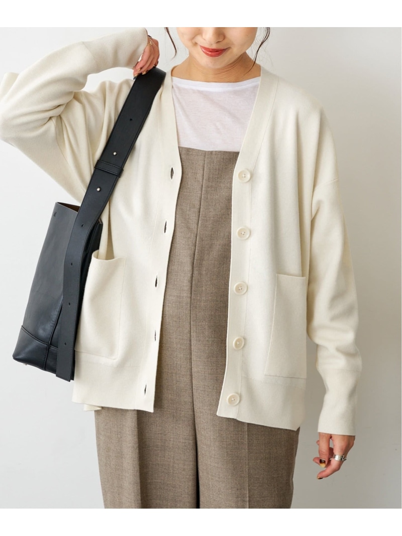 Spick and Span ダブルジャガード ビッグカーディガン Spick & Span（スピックアンドスパン）の「≪追加≫ダブル