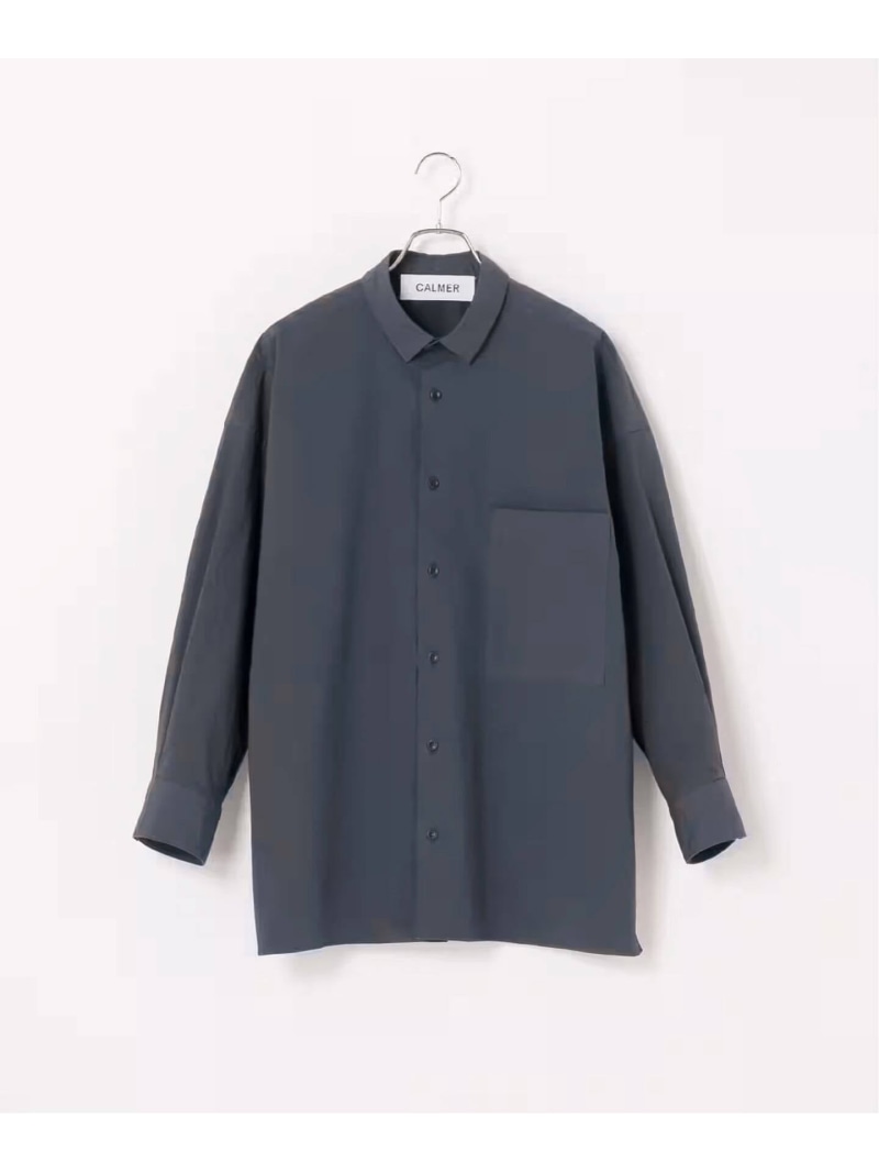 【SALE／30%OFF】《追加》ナチュラルダイBIGシャツ4 CALMER スピックアンドスパン トップス シャツ・ブラウス ベージュ グレー【RBA_E】【送料無料】[ Fashion]｜Spick＆Span