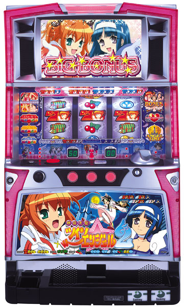 <BR>《家庭用パチスロ》怪盗天使ツインエンジェル２★サミー★ コイン不要機付き！ スロット 5号機 実機 <BR> ●