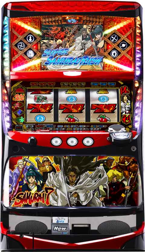 パチスロ サムライチャンプルー流転輪廻X スロット コイン不要機付き